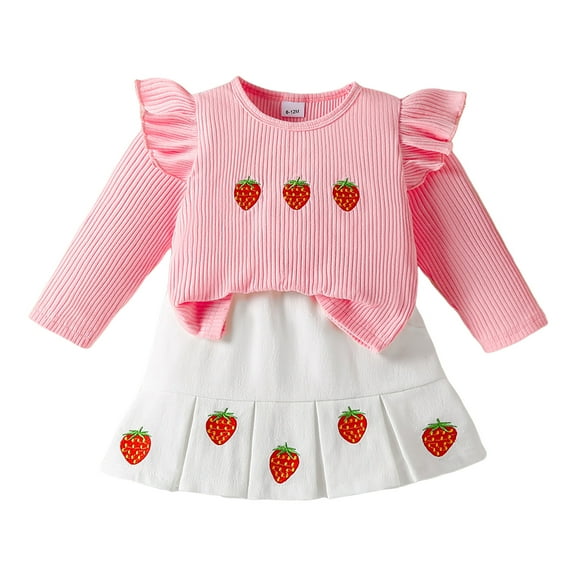 Caqnni Toddler Baby Girl Clothes Fall Winter Outfit Contrast Color Long Sleeve Letter Sweatshirt Top Pants Set Fall Winter Set Toddler Gift 3 6 12 18 24 Months 2T 3T Outfits,2-3 Years