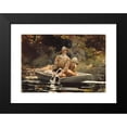 thumbnail image 2 of Winslow Homer 18x14 Black Modern Framed Museum Art Print Titled - After the Hunt (1892), 2 of 5