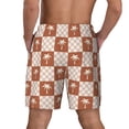 thumbnail image 3 of Xecao Brown Palms for Men's Swimming Trunks Swim Trunks Quick Dry Swim Shorts with Mesh Lining Funny Swimwear Bathing Suits, 3 of 9