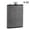 8oz Gray, variant on 6/8oz Portable Hip Flask Brown Leather Covered Stainless Steel Flask for Alcohol Whiskey Flasks Man Gift