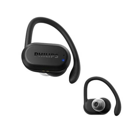 Philips A7306 True Wireless Sports Headphones with Detachable Ear Hooks or Wing Tips Waterproof TAA7306BK - image 9