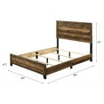 thumbnail image 4 of ACME Morales Queen Bed in Rustic Oak, 4 of 4