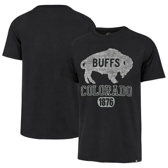 Men's '47 Black Colorado Buffaloes 1876 Franklin T-Shirt