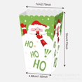 thumbnail image 3 of Caja de palomitas de maíz de Navidad, suministros para fiestas navideñas, muñeco de nieve, Papá Noel, película familiar, caja de dulces, decoraciones para fiestas de Navidad, 4 piezas, 3 of 4