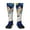 2 Black-2, variant on Starry White Horse Pattern Women’s Knee High Crew Socks,Trouser Socks Comfortable, Breathable, Moisture-Wicking and Soft