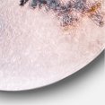 thumbnail image 3 of Designart 'Moss Agate and Dendrite Crystals macro ' Modern wall clock, 3 of 6