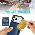 thumbnail image 5 of Dteck Wallet Phone Case for iPhone 17 Pro Case with Card Holder, Flip Cell Phone Wallet PU Leather Wallet Case for iPhone 17 Pro for Men Women, Darkblue, 5 of 7