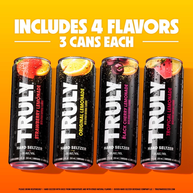 Hard Truly - Truly 12缶入り アルコール8% ハードセルツァー TRULY Seltzer ounces (12 Can pack 12 Pack Party その他