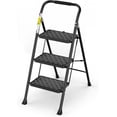 thumbnail image 1 of Step Ladder Step Stool for Adults Step Ladder Folding Step Stool with Cushioned Handle lbs/ kg Capacity Step Ladder with Wide -Slip Pedal Ergonomic Design, 1 of 7