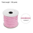 thumbnail image 2 of Elastic Cord Heavy Stretch String Rope 2.5mm 109 Yards for Sewing Hook Straps Camping Tie Down Strap Pink, 2 of 6