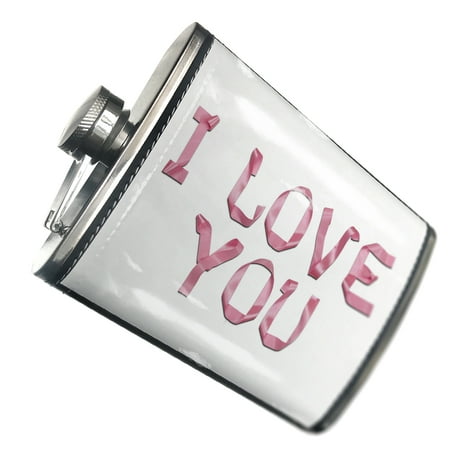 

NEONBLOND Flask I Love You Pink Ribbon