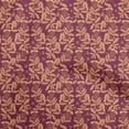 thumbnail image 1 of oneOone Polyester Spandex Dark Magenta Fabric Tropical Leaf Craft Projects Decor Fabric Printed By The Yard 56 Inch Wide, 1 of 5