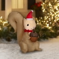 thumbnail image 2 of Christmas Airblown Squirrel, 2 of 6