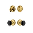 thumbnail image 2 of Grandeur Georgetown Rosette Single Cylinder Knob Combo Pack with Lyon Knob and matching Deadbolt, 2 of 6