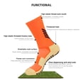 thumbnail image 3 of 2 pares de calcetines deportivos antideslizantes con agarre de goma antideslizante para fútbol, rugby, baloncesto, correr, yoga, 3 of 5