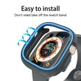 thumbnail image 6 of Compatible for Apple Watch Case 49mm Series Ultra 2 / Ultra, Shockproof Ultra-Thin Hard PC Rugged Case All-Around Edge Protective Cover Frame Bumper Lightweight for iWatch Accessories, Blue, 6 of 8