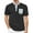 Black, variant on Men's Spring/Summer Color Casual Breathable Short Sleeve Jacket Suitable for Various Outdoor Activities