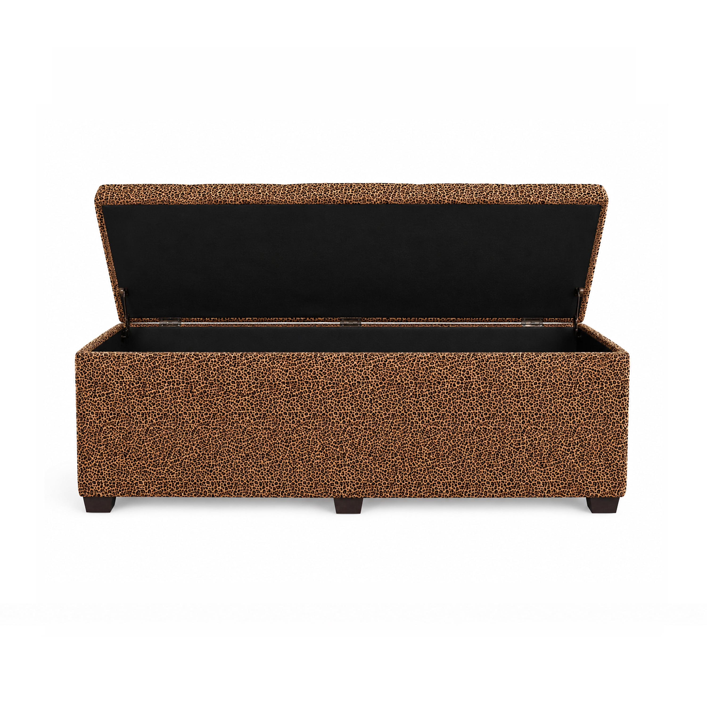 Sanford Living Esplanade Bed Bench, Velvet Leopard