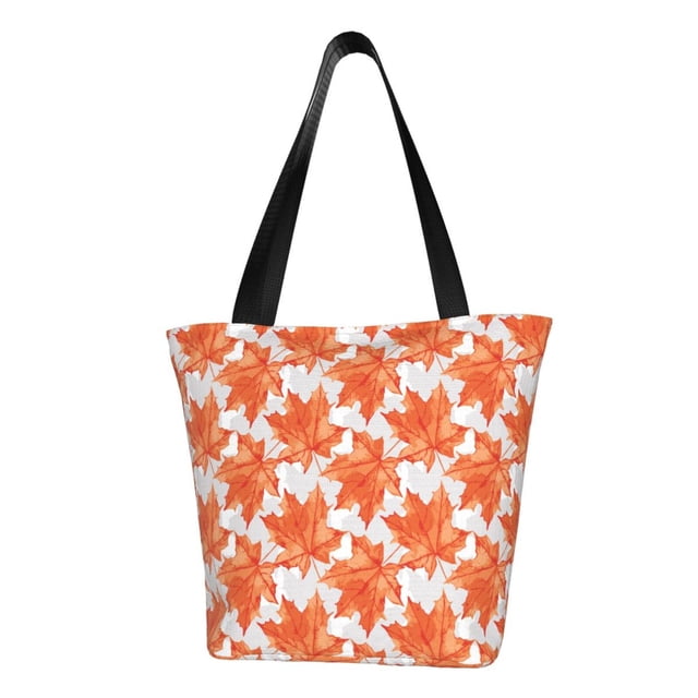 Balery Maple Leaves A Bolsa de Hombro con Diseño, Bolsa Grande y Duradera, Bolsa Versátil para Compras