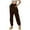 Coffee, variant on Women's Casual Drawstring Utility Joggers Pocket Trousers Comfortable Long Length Everyday Wear Bottoms Blue S