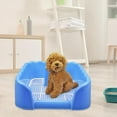 thumbnail image 6 of Dog Potty Tray, Puppy Training Tray, Easy to Clean up Urinal with Protection Wall Every Side, Litter Pad Holder Bedpan, Mesh Dog Toilet, 6 of 7
