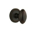 thumbnail image 6 of Grandeur Newedn_Prv_234 Newport Solid Brass Rose Privacy Door Knob Set - Nickel, 6 of 7