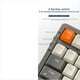 thumbnail image 5 of Teclado Mecánico de 100 Teclas Teclado Inalámbrico Bluetooth 2.4G Estructura de Junta Teclado Mecánico Inalámbrico, 5 of 6