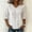White, variant on Blue Women'S Blouses V-Neck Elbow-Length Boho Embroidered Embroidered Retro Vintage Blouses & Tops Blue,Xxl