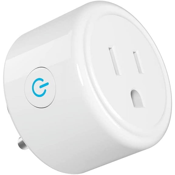 Mini Smart Plug Compatible with Alexa and Google Home, WiFi Outlet Socket Remote Control with Timer Function, Only Supports 2.4GHz Network, No Hub Required, ETL FCC Listed (1 Pack)