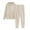 Beige, variant on Vintage Lady Long Sleeve Pants Set Womens Solid Color Solid Color With Hat Sports Suit Women