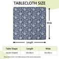 thumbnail image 2 of Decorative Bohemian Pattern Elastic Table Cover, 34 Inch Square Tablecloth for Indoor Outdoor Use on Patio and Card Tables, 2 of 6