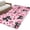 Pink, variant on Black Bow Pink Leopard Entryway Rug 2x3 Area Rug Washable Indoor Doormat Small Bathroom Rugs Non-Slip Low Pile Accent Throw Rugs Minimalist Boho Chic Modern Floor Carpet for Kitchen Bedroom Entrance