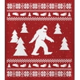 thumbnail image 4 of Old Glory Mens Sasquatch Ugly Christmas Sweater Long Sleeve Sweatshirt, 4 of 6