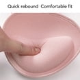 thumbnail image 3 of Push Up Bra Inserts, 2 Pairs 6cm Thick Wrapped Strong Rebound 3D Bra Cups Bra Pad Inserts  for Sports, 3 of 7