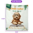 thumbnail image 5 of Goldendoodle Mother Book Lover Living That Dog Mom Life Happy Mother's Day Quilt Blanket Doodle Dog Lover Gifts Idea Cozy Comforter Throw Blanket - 03004, 5 of 5