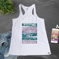 thumbnail image 2 of NanyCraft's Joy comes with the Morning Ladies Racerback Tank Top, 2 of 2