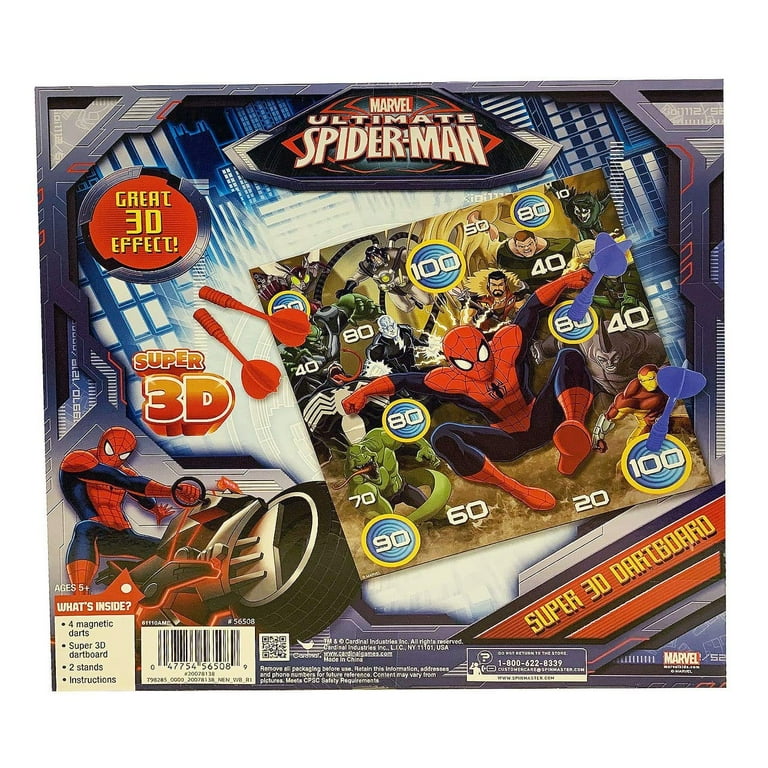 Spider-Man 3D Magnetic Dart Board Game - Walmart.com