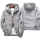 thumbnail image 3 of Nuevas chaquetas de senderismo al aire libre impermeable con capucha rompevientos abrigo hombres otoño Casual tácticas de pesca chaquetas militares de color sólido 7XL, 3 of 5