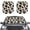 Cow Print Pattern, variant on Uourmeti Halloween Cute Swing Ghost Front Windshield Sun Shade - 2-Piece Foldable UV & Heat Blocker, Universal Fit for Sedans SUVs Trucks