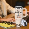thumbnail image 6 of Mom Gifts, Mom 40 oz Tumbler with Handle and Lid, Birthday Gift for Mom, Funny Mother's Day Present from Daughter, Son, Mommy Gifts, New Mom Gift Idea, 6 of 7