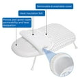 thumbnail image 2 of Home Desktop Ironing Board, Extra Wide Countertop Ironing Board, With Cotton Cover, Portable Mini Ironing Board Blue, 2 of 9