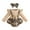A01-Z1 Brown, variant on Baby Girl Fall Winter Clothes Long Sleeve Romper Dress + Socks + Headband Newborn Infant Cute Casual Outfits Khaki,Size 6-12 Months