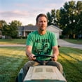 thumbnail image 4 of Mens We Ride At Dawn T Shirt Funny Sarcastic Lawn Mower Grass Cutting Joke Tee for Guys Graphic Tees, 4 of 9