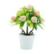 thumbnail image 2 of Adorno de mesa con plantas artificiales en maceta y fruta artificial en maceta pequeña. Durazno, 2 of 9