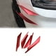 thumbnail image 4 of 8pcs Alerón de Coches Reducir Resistencia de Aire Piezas de Decoración Modificaciones #Rojo+Negro DYNWAVEMX Spoiler delantero universal, 4 of 8