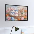 thumbnail image 3 of Rabbit Flower Basket 500 Piece Puzzle for Adults - Easter Bunny Surrounded by Eggs and Flowers, Perfect Indoor Family Night Fun or Spring Holiday Activity, Finished Size 20.5 x 15 in, 3 of 8
