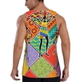 thumbnail image 3 of Fotbe Dancing African Womans Pattern Men's Quick Dry Workout Tank Top Gym Muscle Tee Fitness Bodybuilding Sleeveless T Shirt Breathable Workout Shirt-Medium, 3 of 9