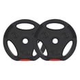 thumbnail image 1 of Open Box Signature Fitness Standard 5lb Olympic Weight Plate, Black (Set of 2), 1 of 6