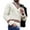 White, variant on Men's Cable Knit V-Neck Sweater Long Sleeve Pullover Casual Classic Fit Knit Top