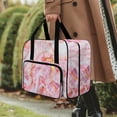 thumbnail image 3 of ZIATUBLE Marble Stripes Sewing Machine Travel Case Reusable Carrier Supply Organizer for Accessories Universal Sewing Machine Tote Storage Case Carry Bag Lightweight Sewing Kit Storage, 3 of 7